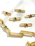 Poize Lock Malachite Necklace