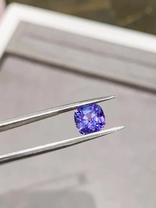 Kimjoux's cushion Tanzanite gemstone