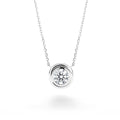 Bold Balance 0.51ct Round Diamond Pendant