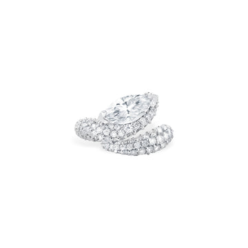 The Shift Pave Diamonds Ring Setting