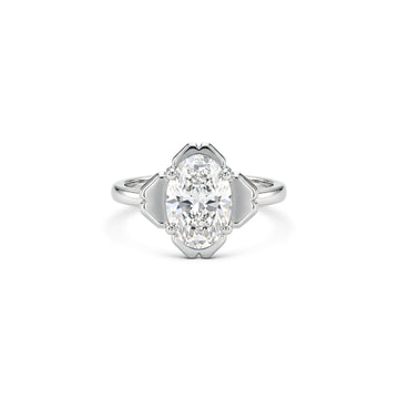 The First Oval Diamond Ring