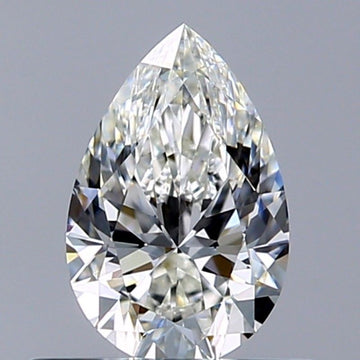 Bespoke Contoured Pearshape and Round Diamond Ring - Ella R