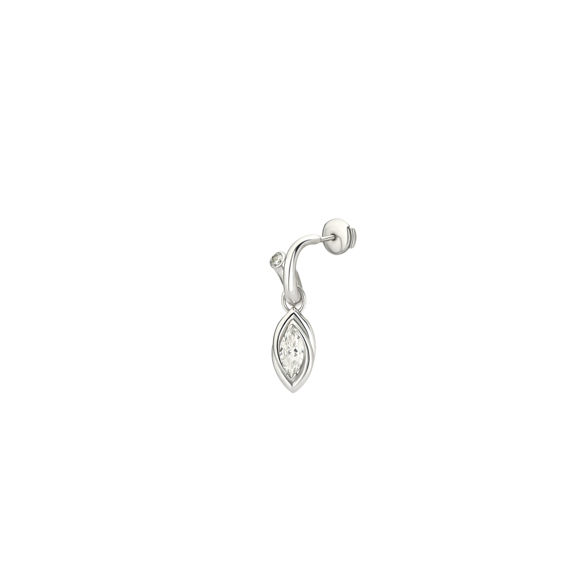 the current pendant/ earing charm on the current twist hoop earring